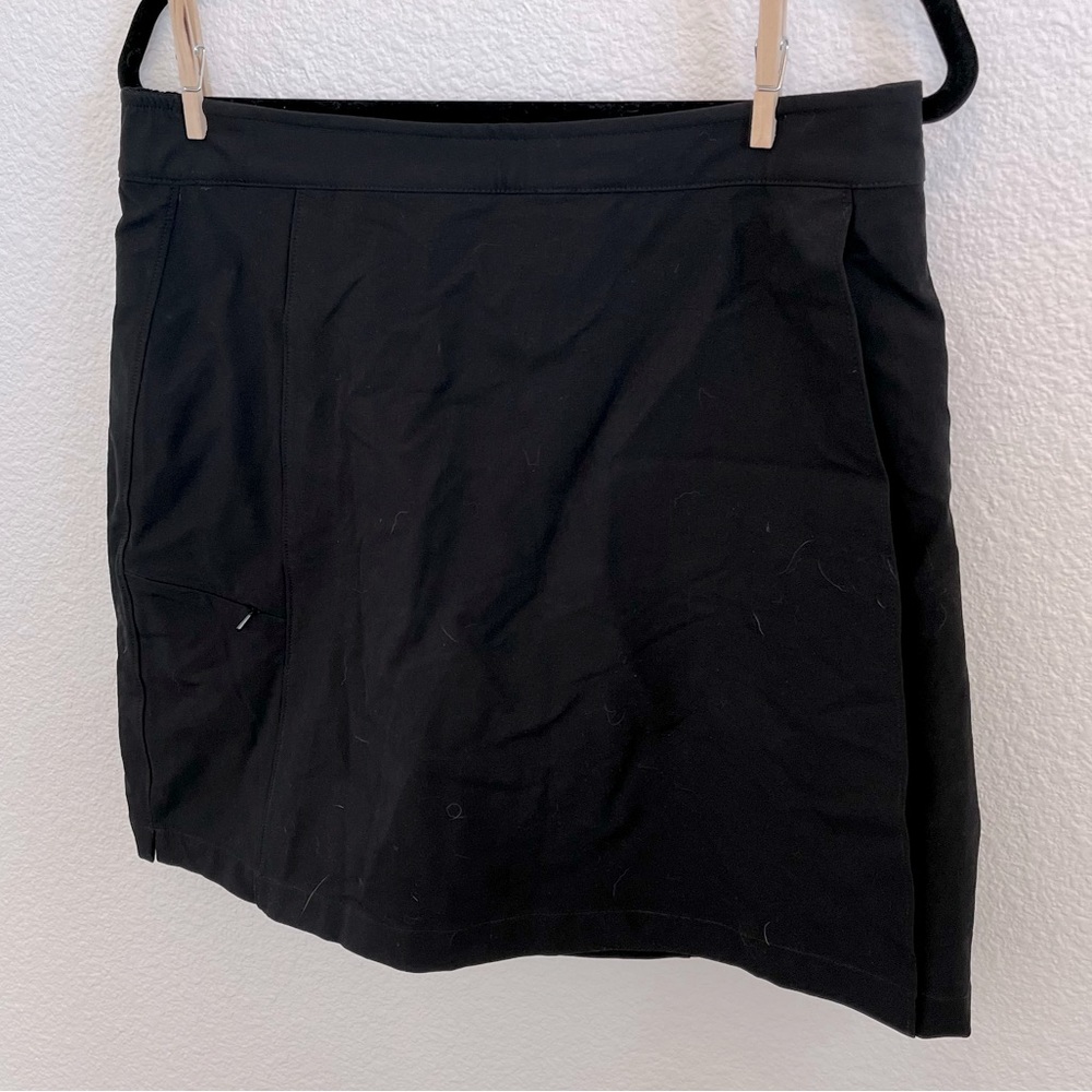 LLBean Ws Comfort Cycling Skort, NWOT, Large, Black